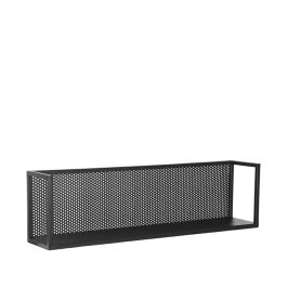 Wandplank metaal zwart