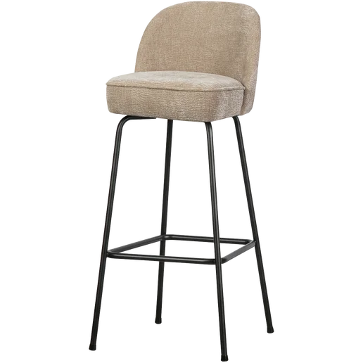 Barkruk polyester naturel 80 cm