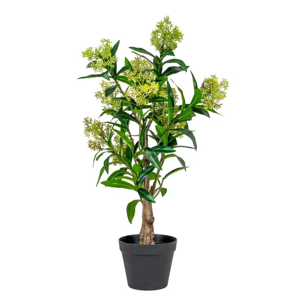 Kunstplant Helia kunststof groen 40 × 75 cm hoog