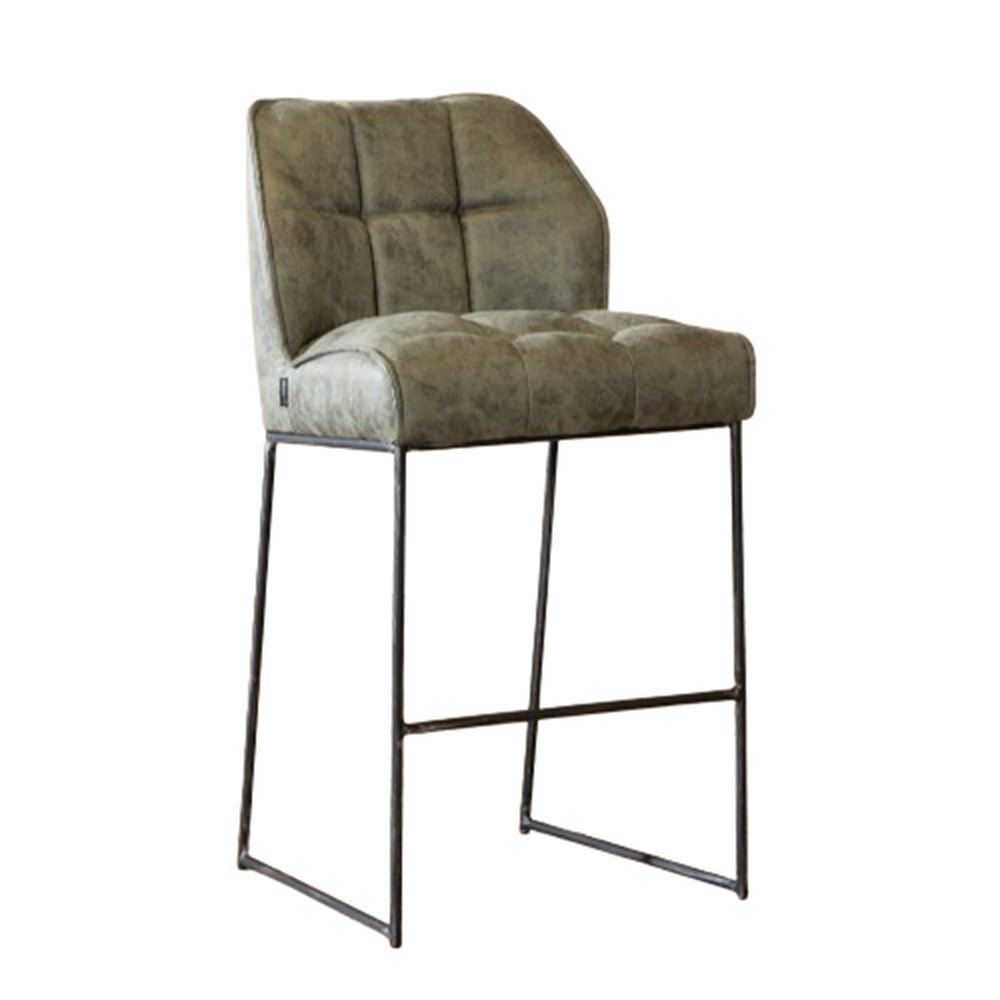 Barkruk microvezel groen 82 cm
