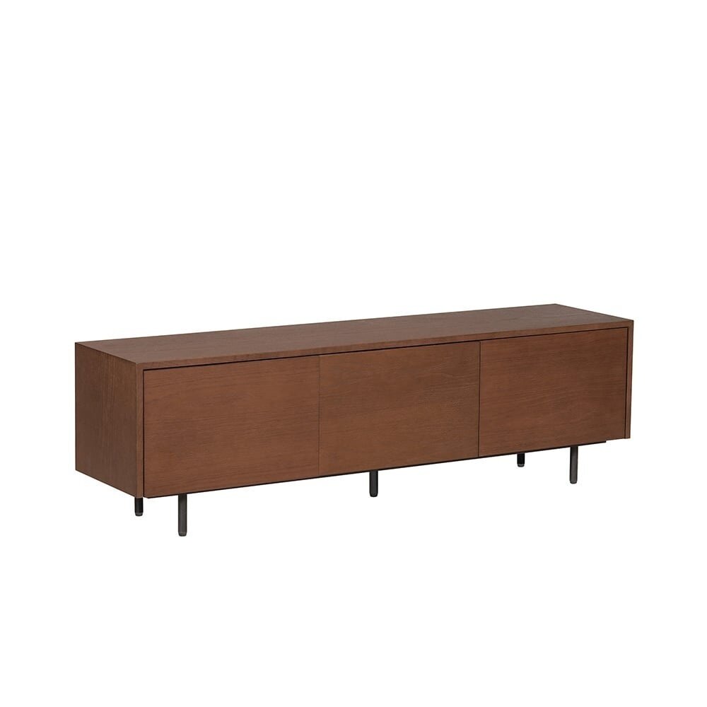 Tv-meubel rubberwood rustiek eiken 150 cm 150 cm
