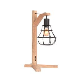 Tafellamp metaal zwart 29 cm