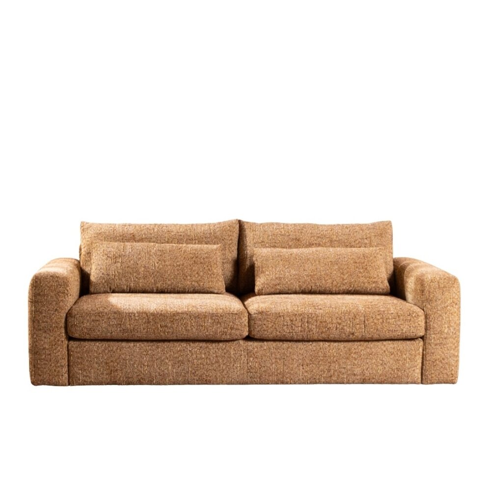 Bank miscanto 90 ocher okergeel 3-zits