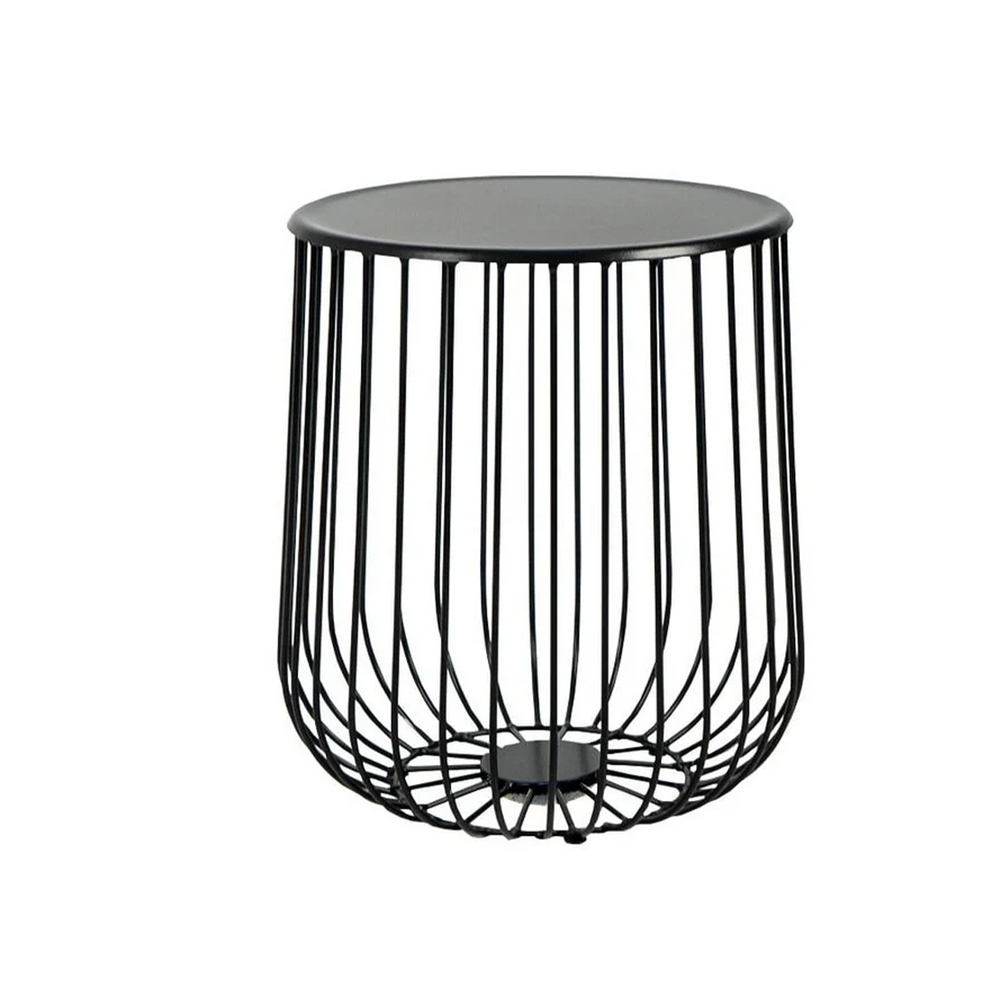 Bijzettafel metaal zwart