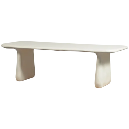 Tuintafel kunststof naturel 240 cm