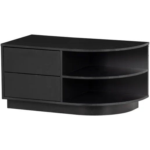 Tv-meubel Novto zwart rechts 78 cm