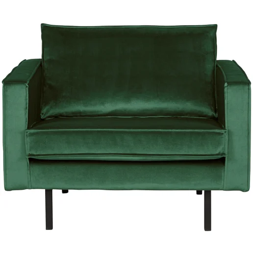 Fauteuil velours groen 4