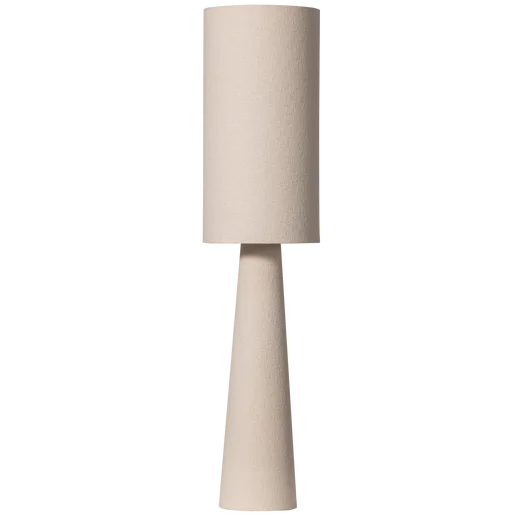 Vloerlamp metaal naturel Ø30 cm 30 × 130 cm hoog