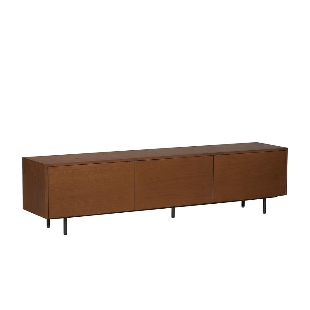 Tv-meubel rubberwood rustiek eiken 180 cm 180 cm