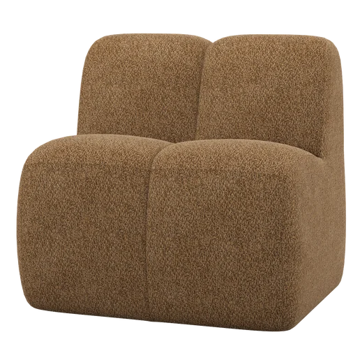 Bank chenille geel 84 cm