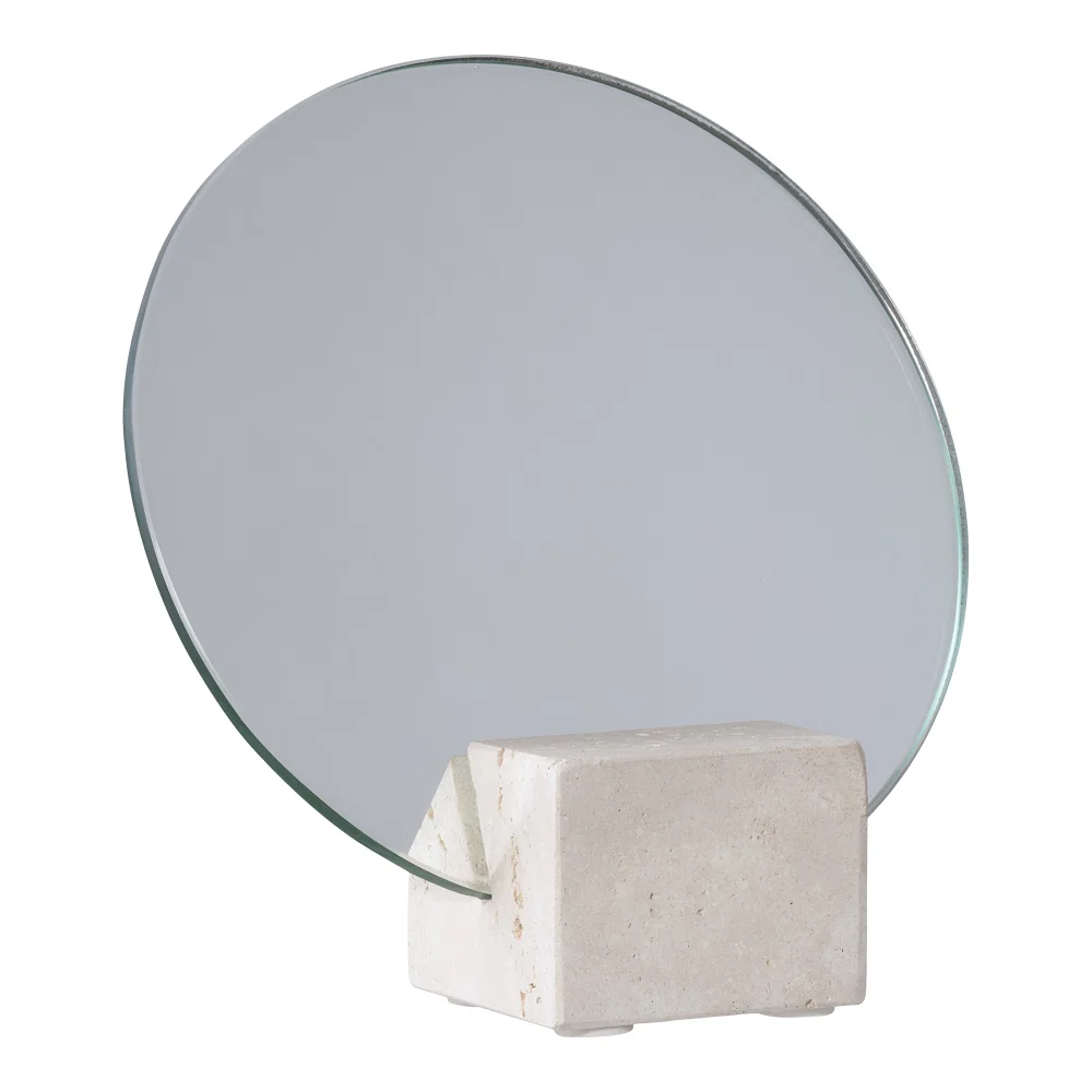 Spiegel Melar glas beige