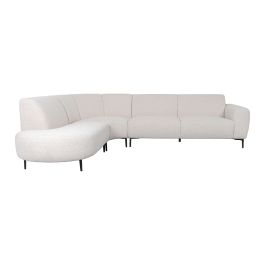 Hoekbank royal bouclé naturel 110 links
