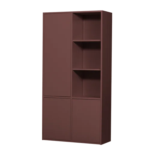 Kast rood 100 cm