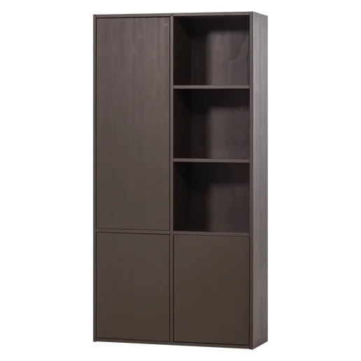 Kast bruin links 108 cm