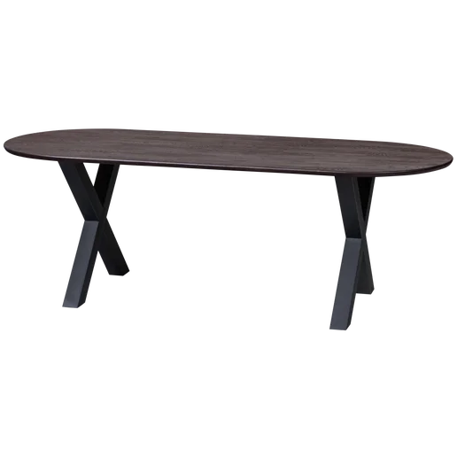 Tafel Vesla hout zwart