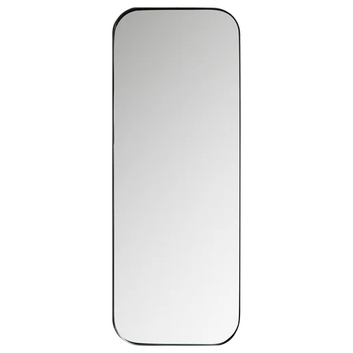Spiegel zwart 40 × 110 cm hoog