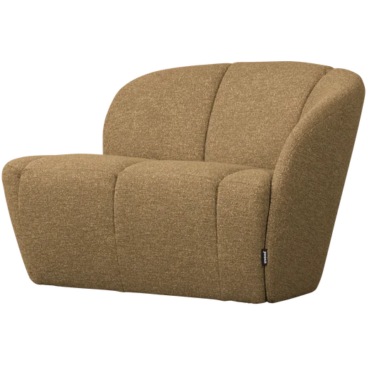 Bankje Zelia bruin 2-zits rechts 112 × 73 cm hoog