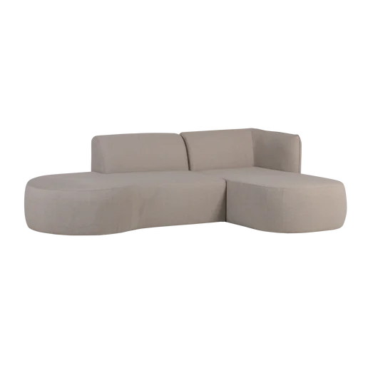 Loungeset aluminium naturel rechts
