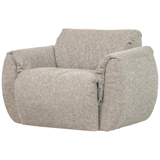 Fauteuil polyester naturel 104 cm