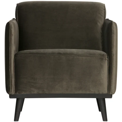 Fauteuil polyester groen 72 × 77 cm hoog