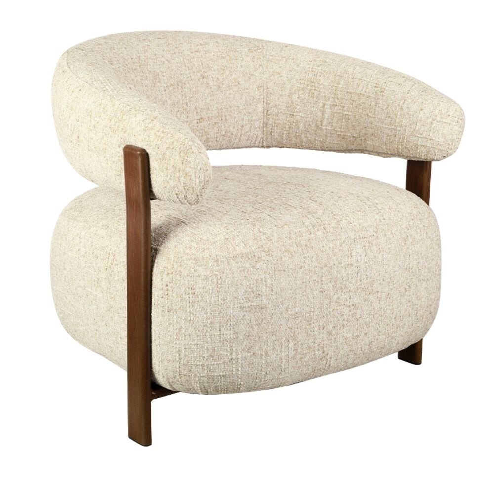 Fauteuil chenille taupe 76 cm