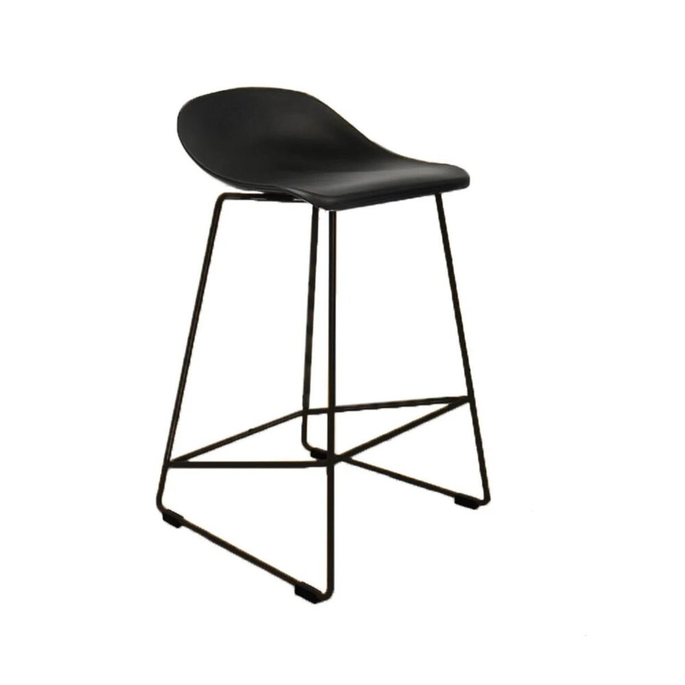 Barkruk kunststof zwart 66 cm