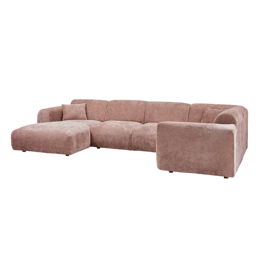 Hoekbank taupe rechts