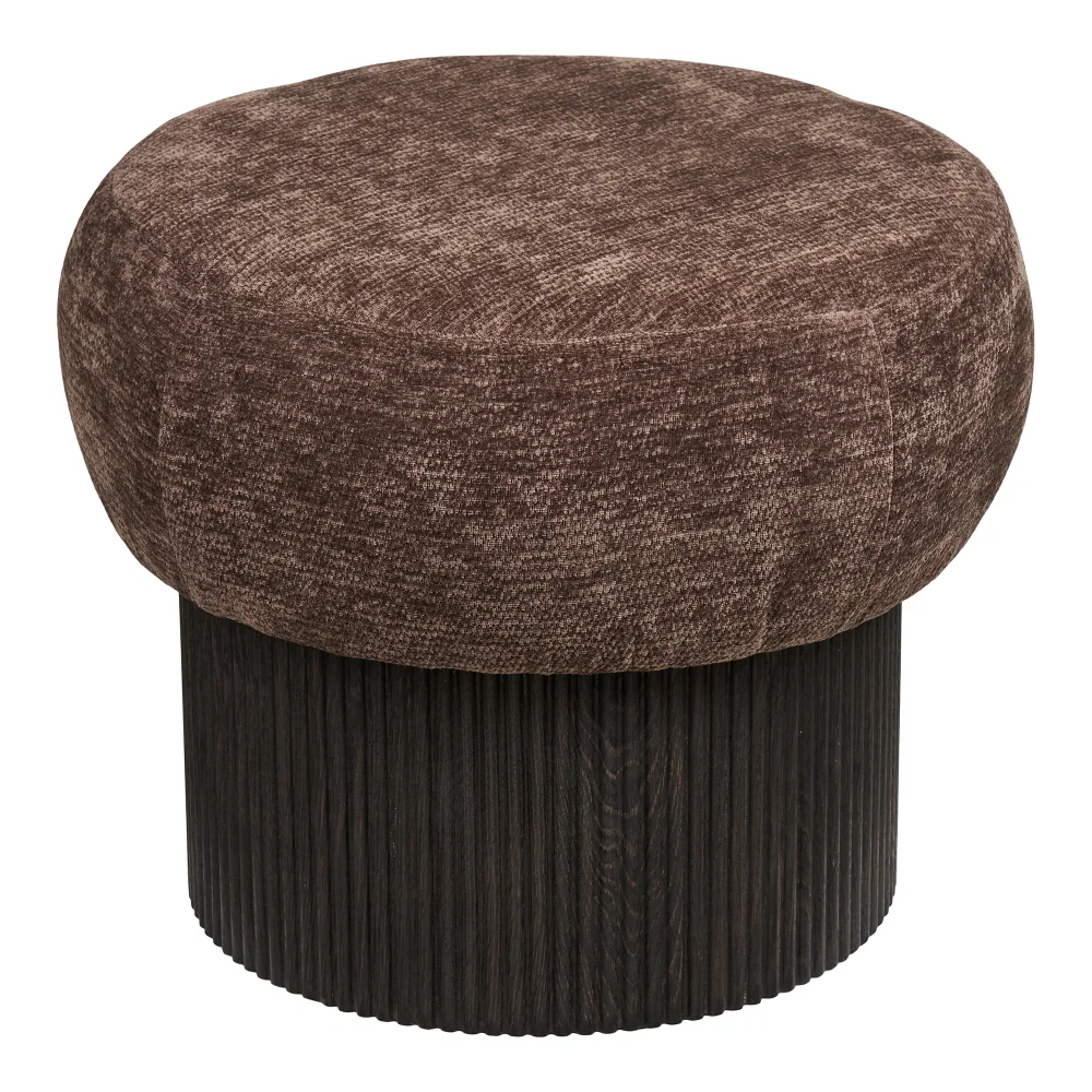 Poef Galon MDF donkerbruin