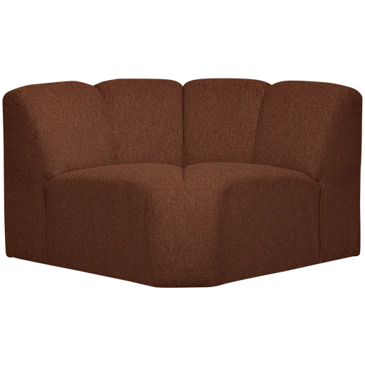 Bank Galmon polyester bruin 110 cm