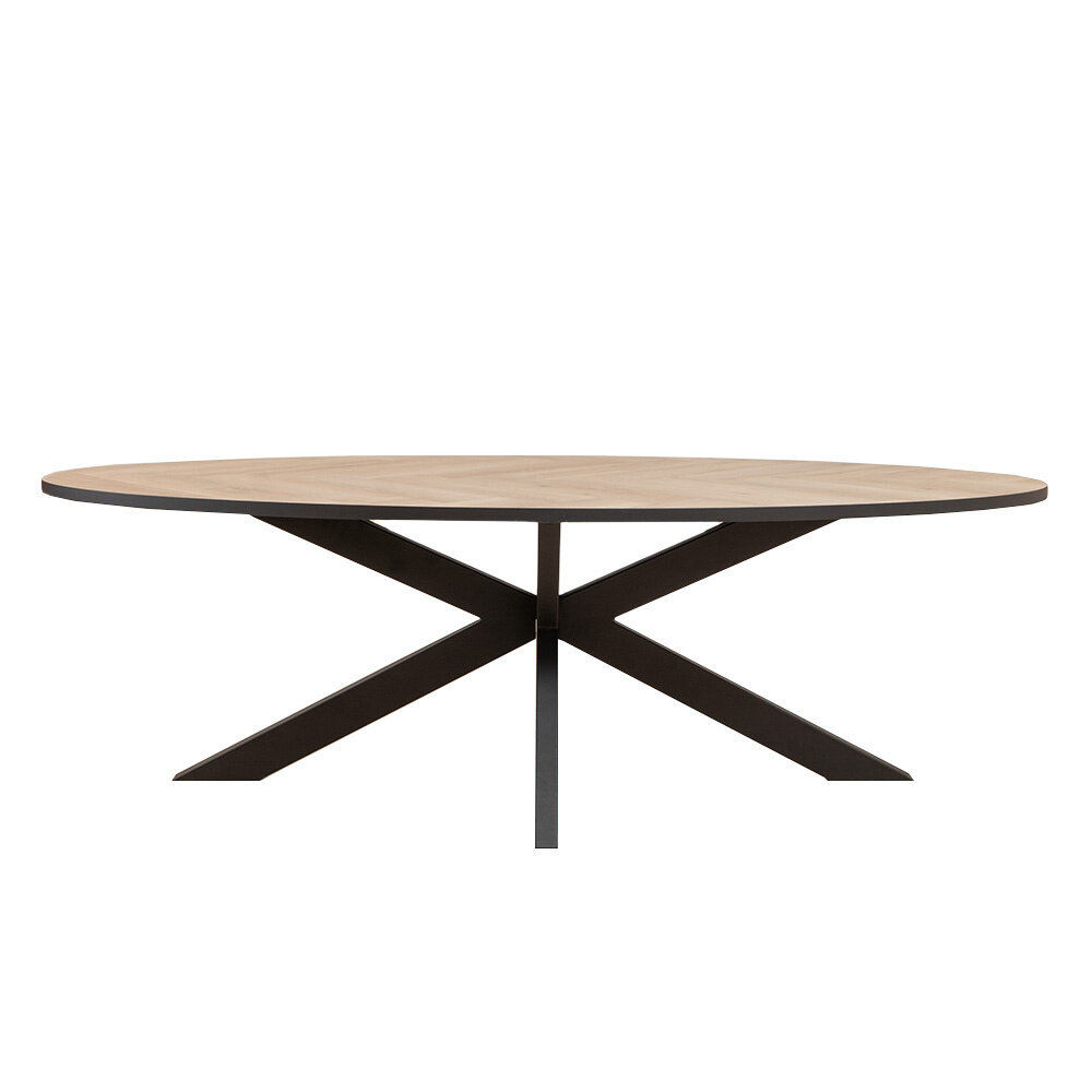 Eettafel Tere pvc 280 × 110 cm ovaal 110 cm