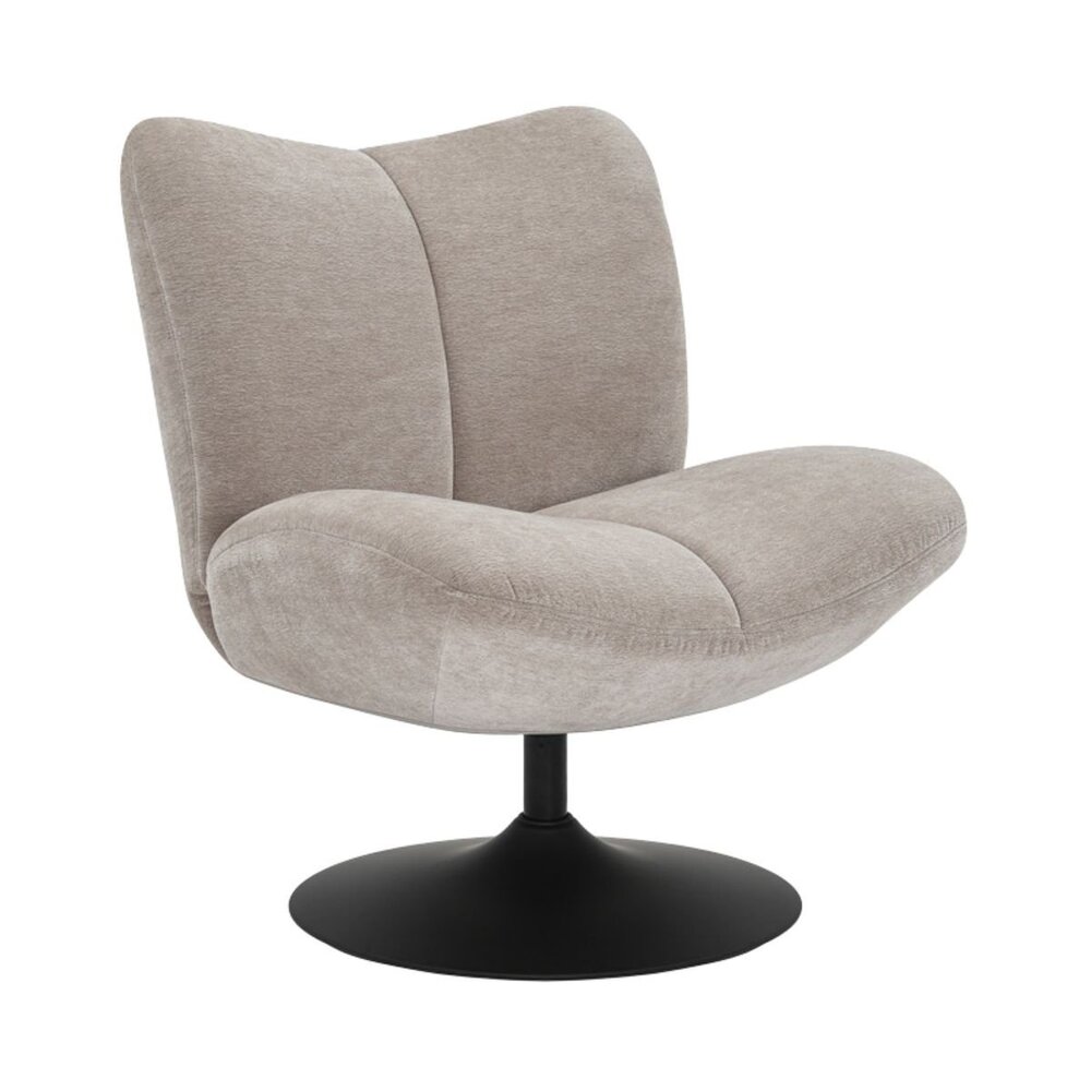 Fauteuil chenille taupe draaibaar 69 cm