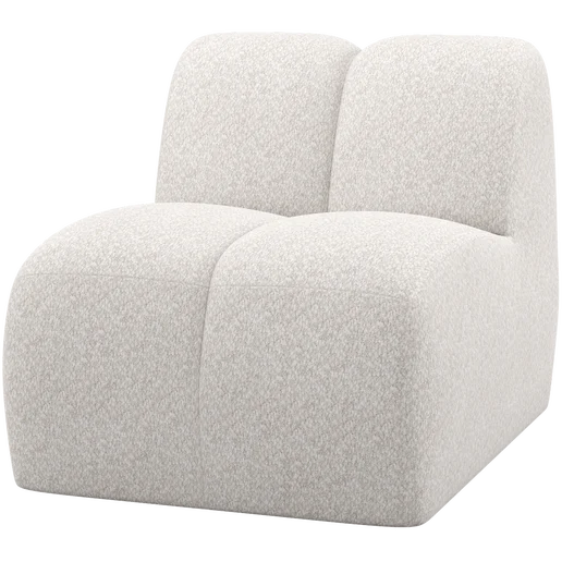 Bank chenille beige 1-zits