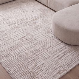 Vloerkleed polyester beige 13