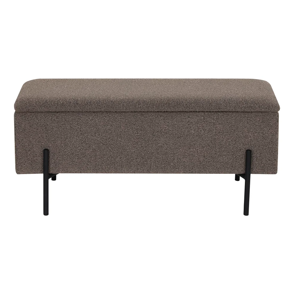 Bankje polyester bruin