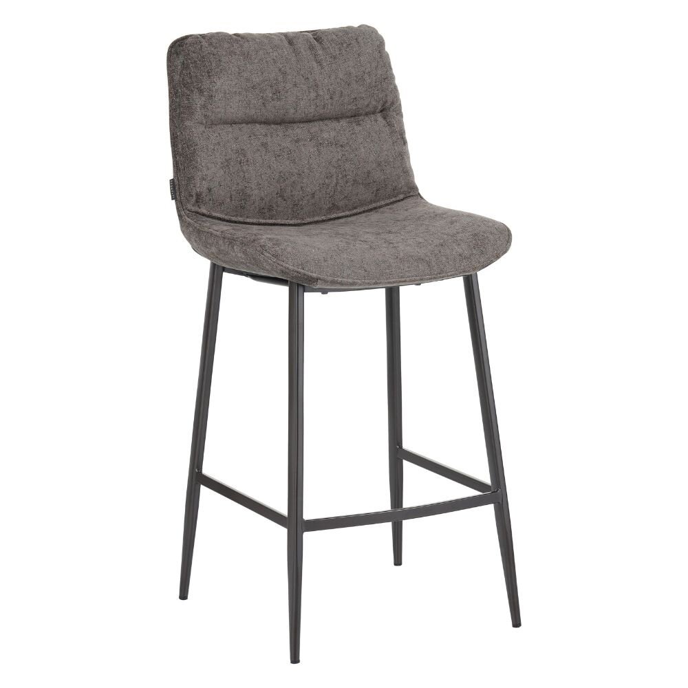 Barkruk velours bruin 68 cm