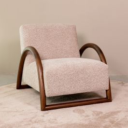 Fauteuil beige superb 70 cm
