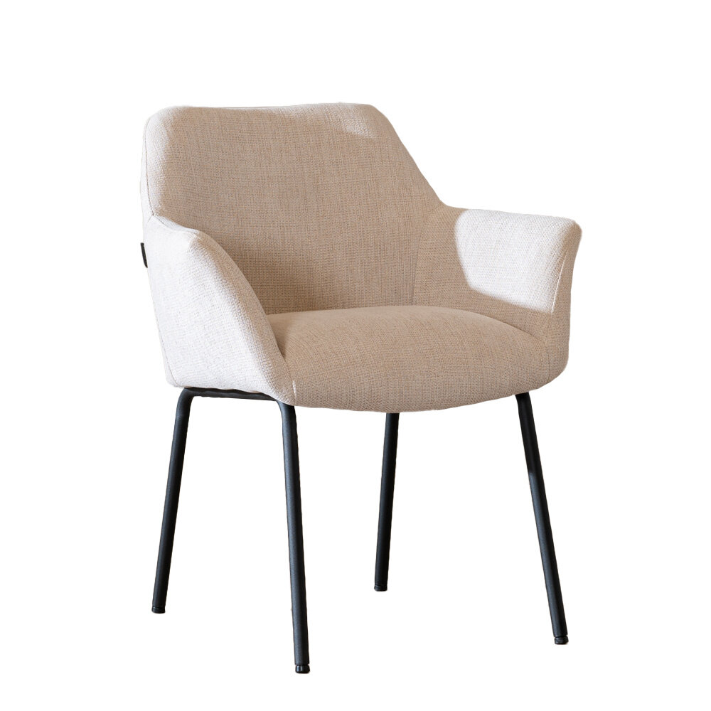 Stoel polyester beige 68 cm