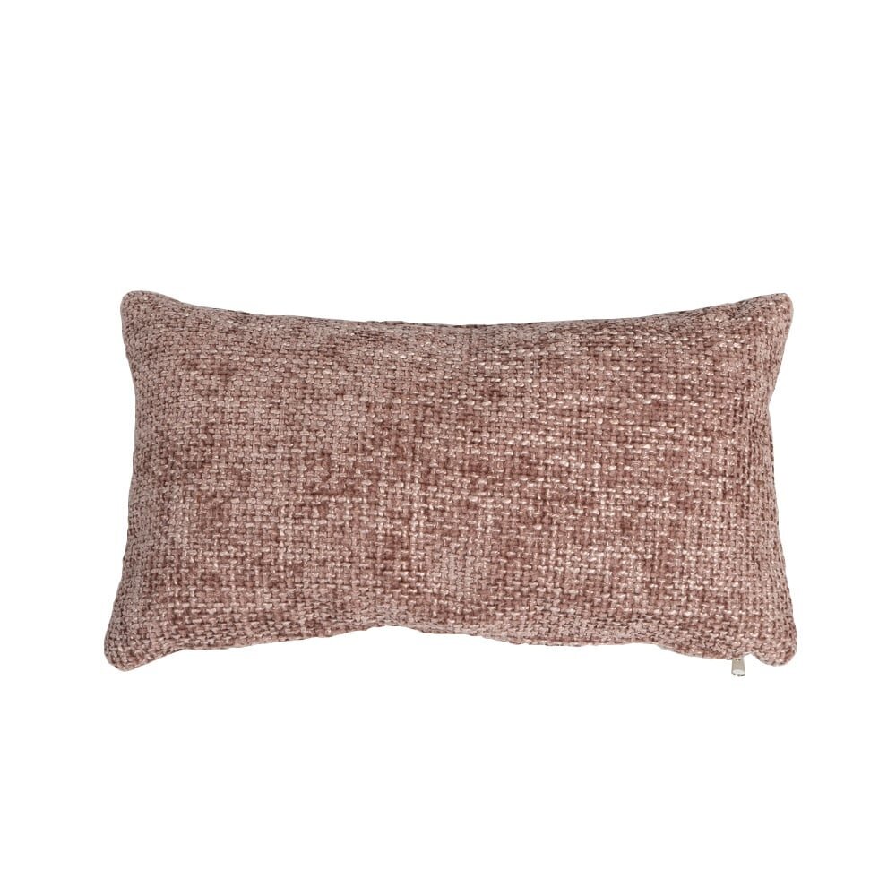 Kussen chenille roze 25 × 45 cm