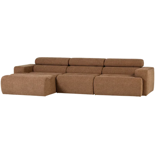 Chaise longue bruin links 2