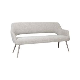Bankje royal bouclé naturel 110 190 × 89 cm hoog