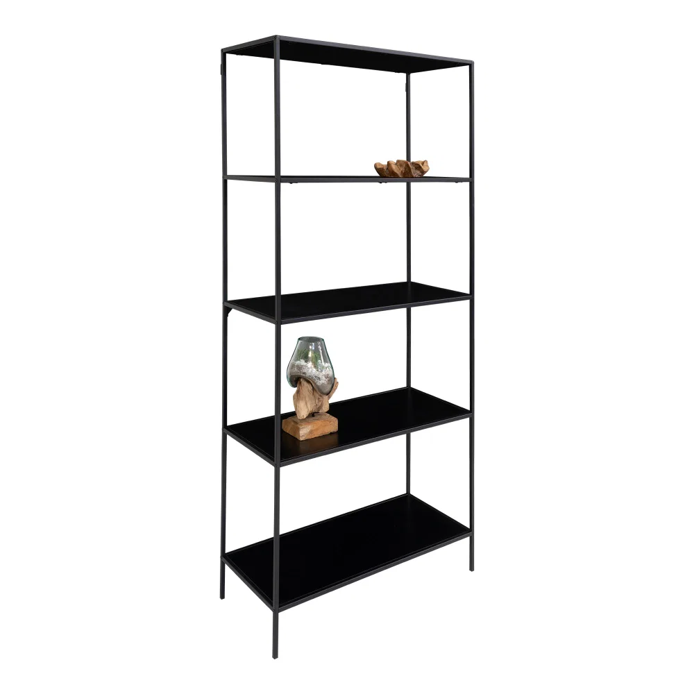 Wandplank staal zwart