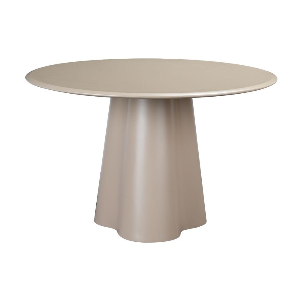 Eettafel MDF taupe Ø120 cm