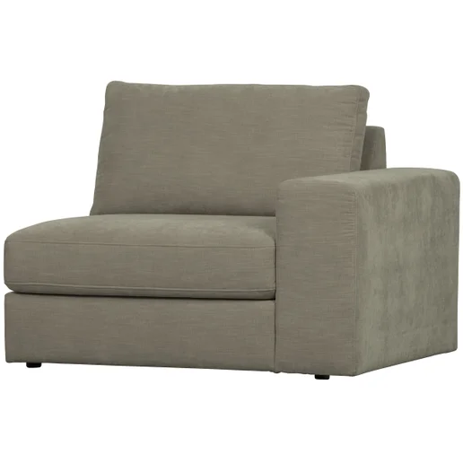 Bank Dalsion polyester 1-zits rechts 115 × 85 cm hoog