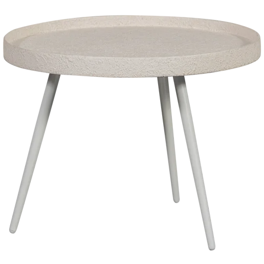 Bijzettafel Ele metaal naturel Ø58 cm