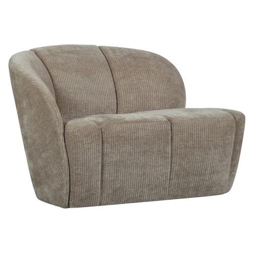 Bankje Valan beige 2-zits links 112 × 73 cm hoog
