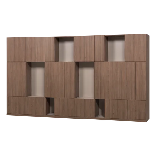 Kast spaanplaat 376 cm