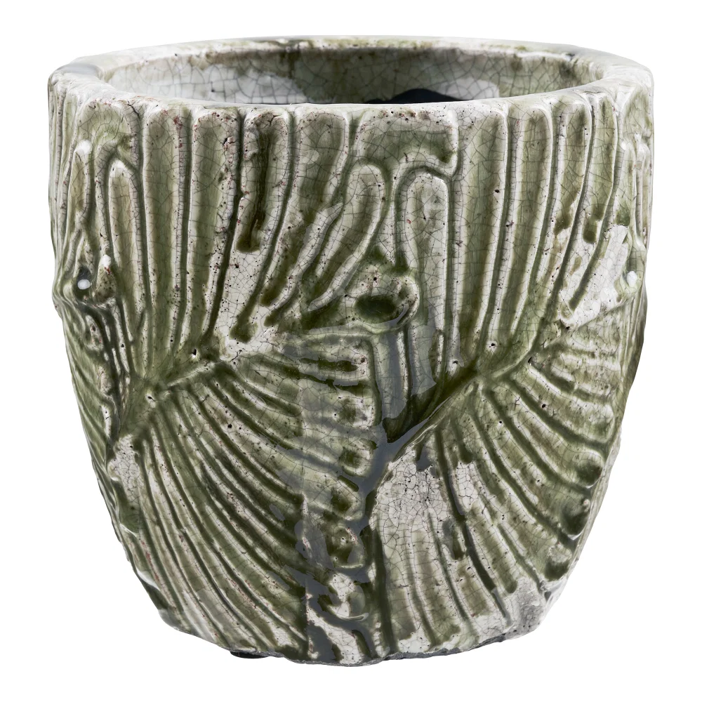 Pot terracotta groen