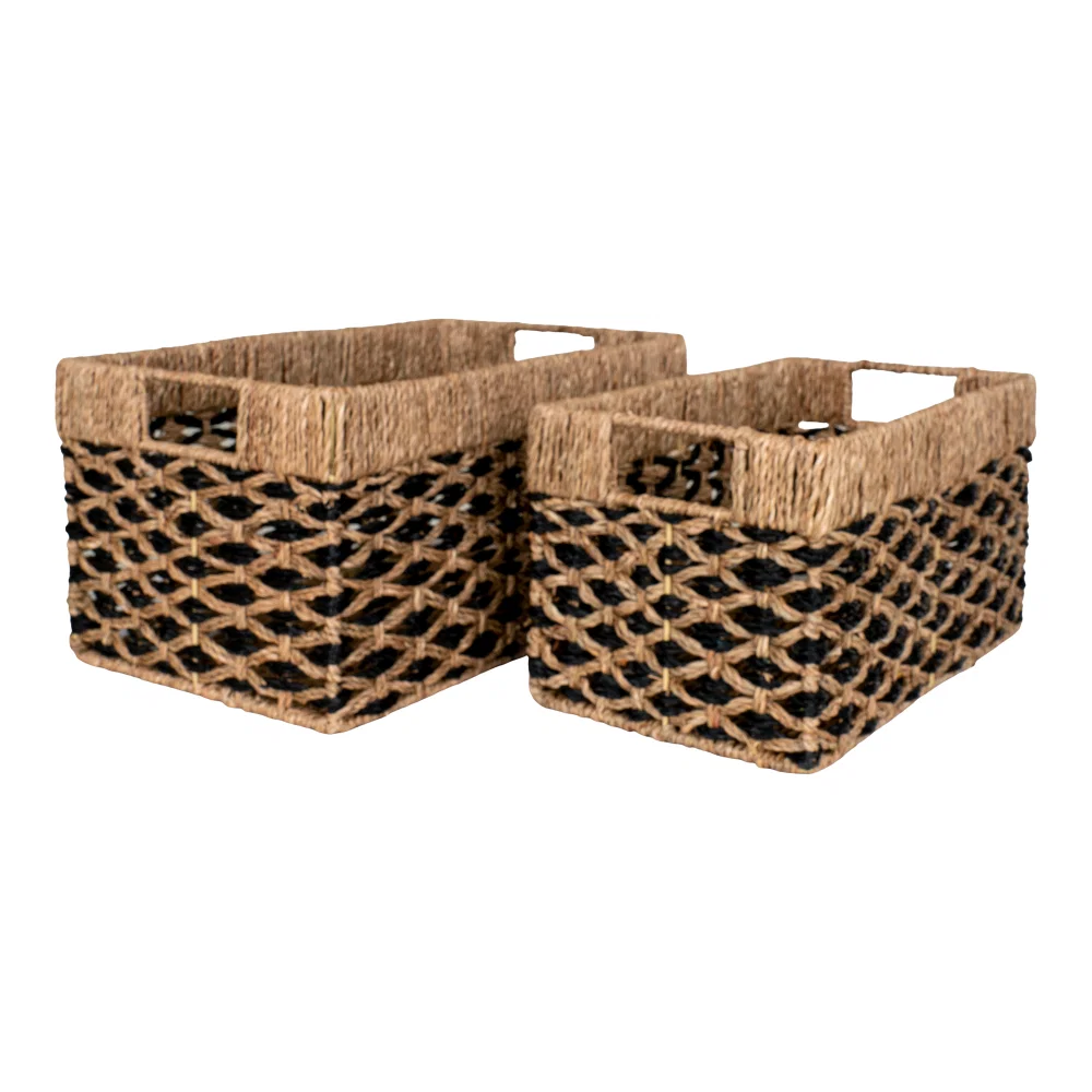Mand Noria zeegras zwart