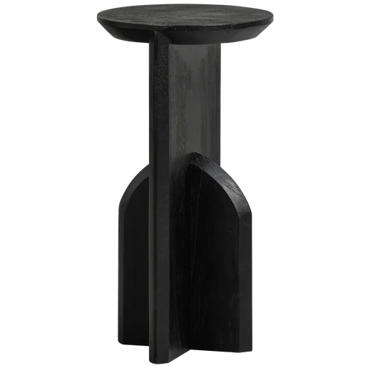 Bijzettafel Oron hout zwart