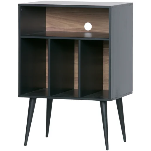 Kast grenen zwart 60 cm